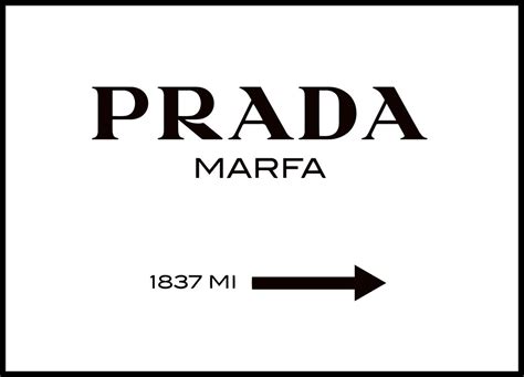 prada marfa photo print